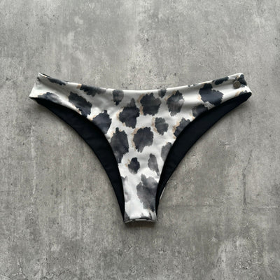 Bottom gaviotas animal print reversible a negro