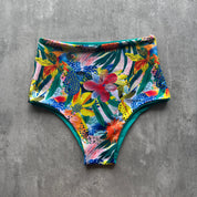 Bottom Paracas tropical reversible a jade