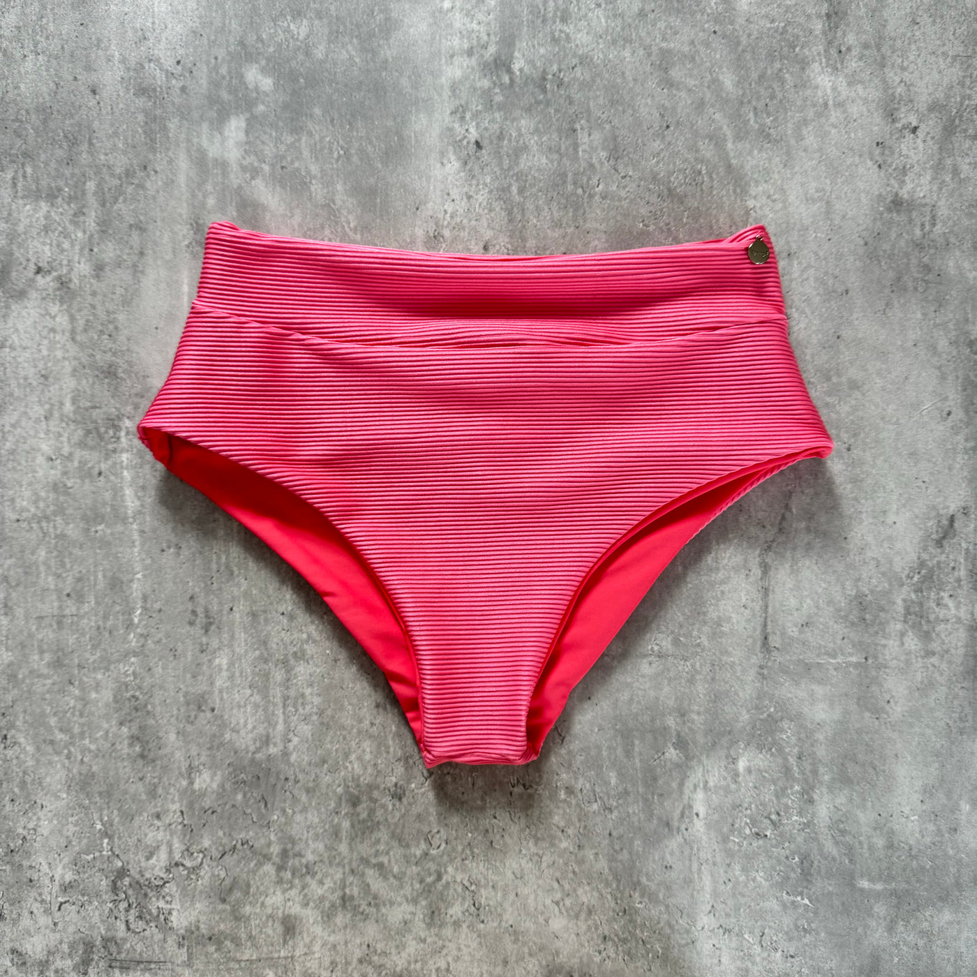 Bottom Bora rosado rib reversible a salmón