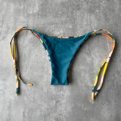 Bottom Totoritas frutas reversible a verde peacock