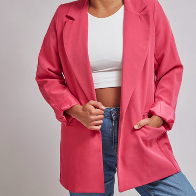 Blazer largo Lagos Fucsia