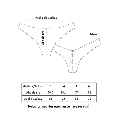 Bottom Cocos azul eléctrico